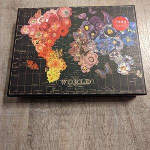 flower world map puzzle